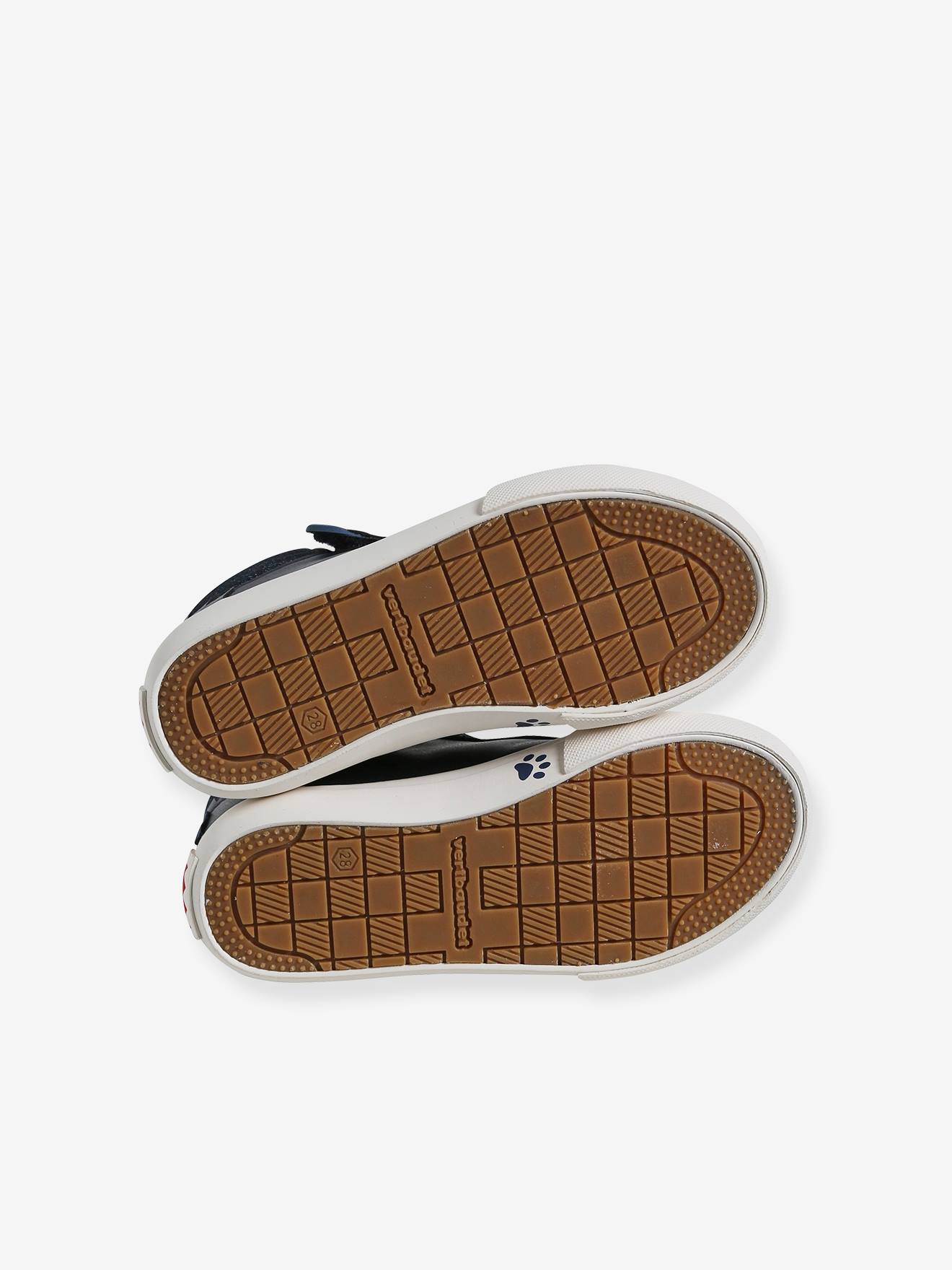 Vertbaudet Kinder High-Sneakers mit Anziehtrick - marine