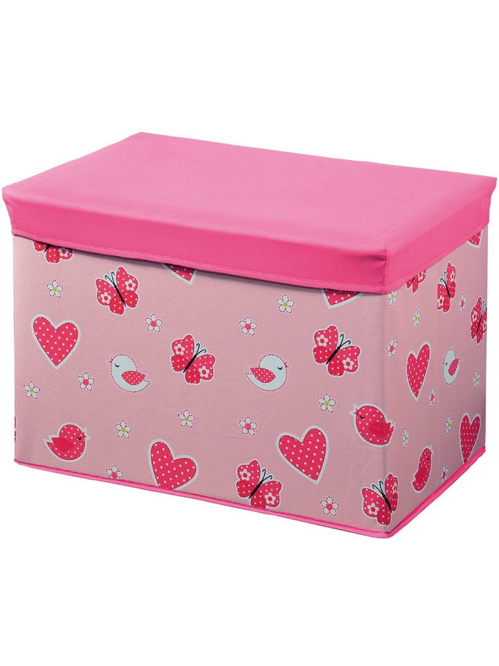 GMD Living Sitz- und Aufbewahrungshocker, Farbe Rosa günstig kaufen 60 x 40 cm