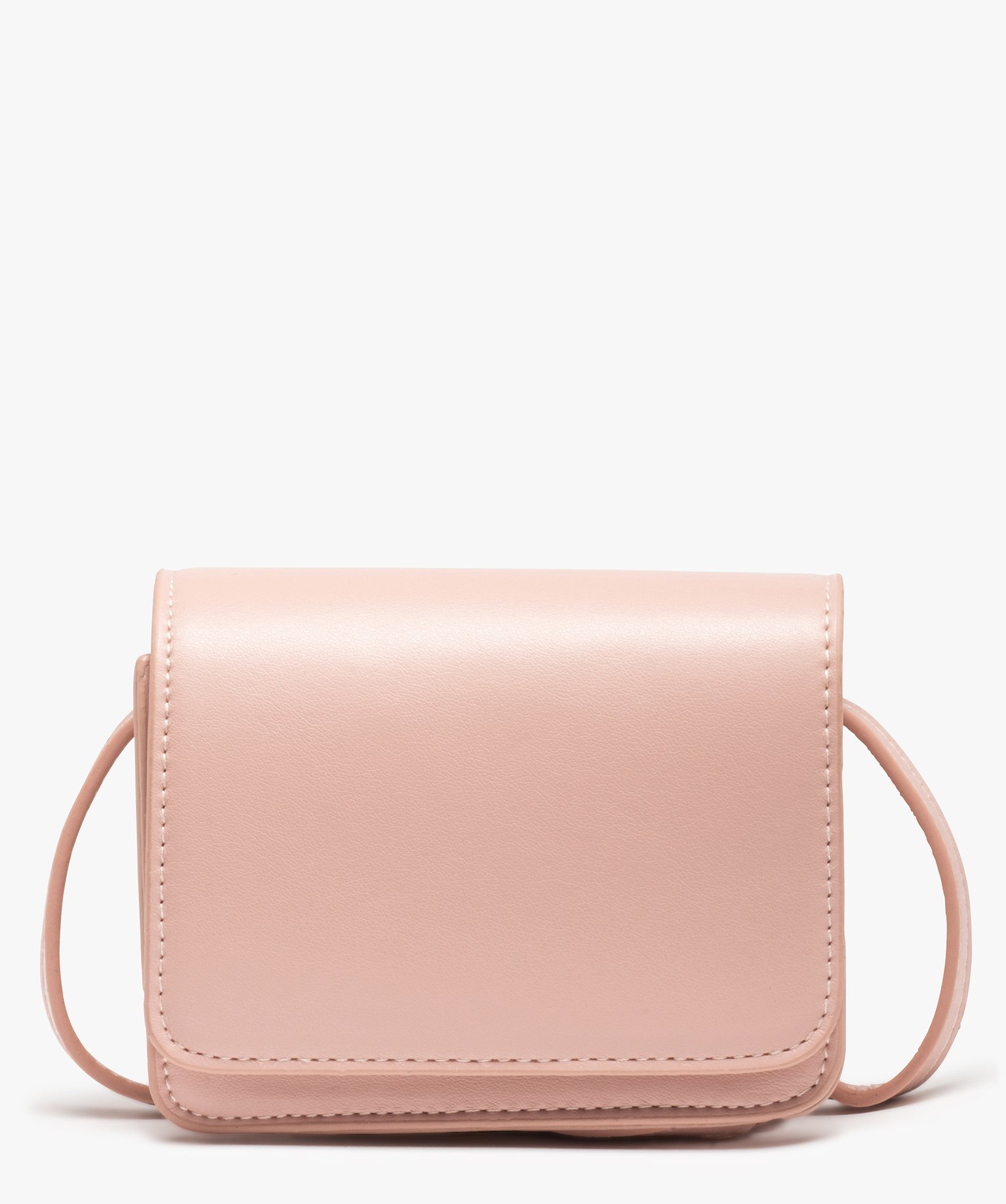 Sac fille format mini avec rabat rose | GEMO
