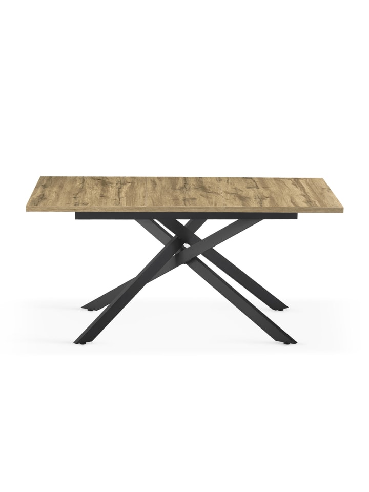 B&D Home Ausziehstisch LARS in Natureiche - (B)120-160 x (H)76 x (T)80 cm günstig kaufen onesize