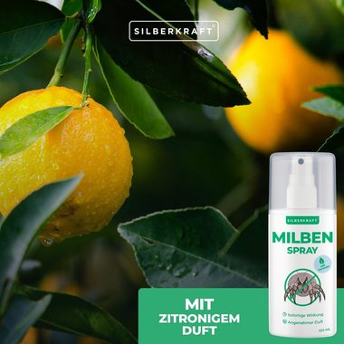 Silberkraft Insektenspray Milbenspray für Matratzen & Textil - Milben im Bett bekämpfen, 100 ml, 1-St.