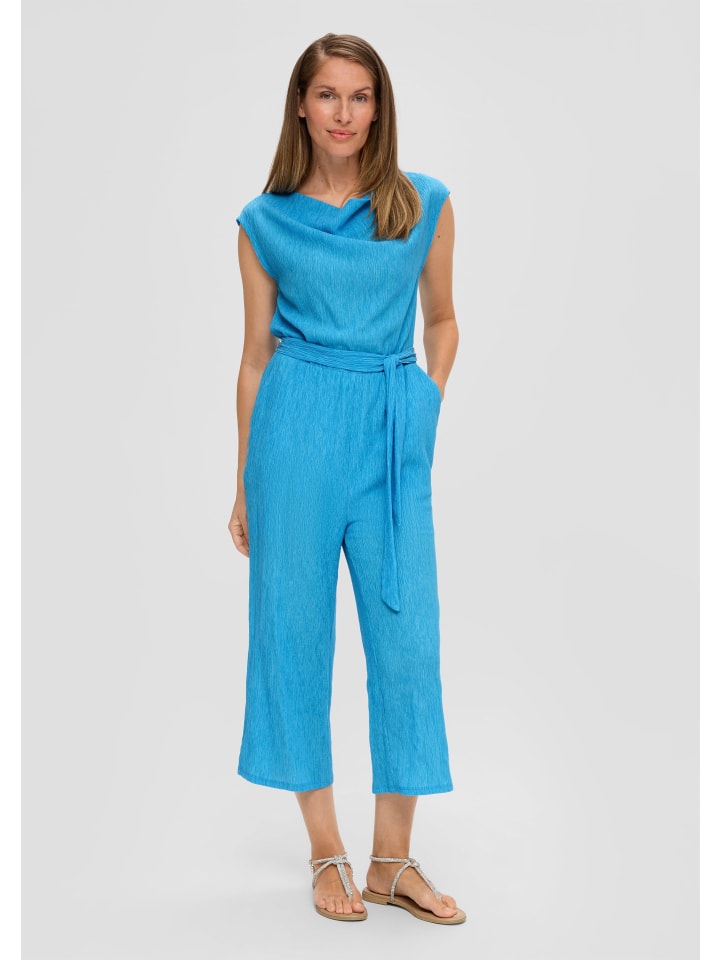 s.Oliver BLACK LABEL Overall 3/4 in Türkis günstig kaufen
