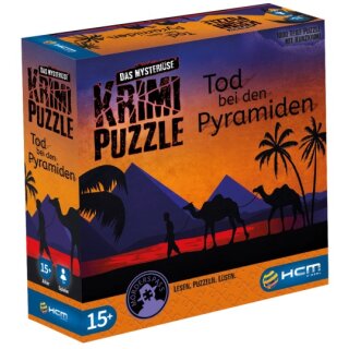 Tod bei den Pyramiden – Krimi Puzzle (1000 Teile) (DE)