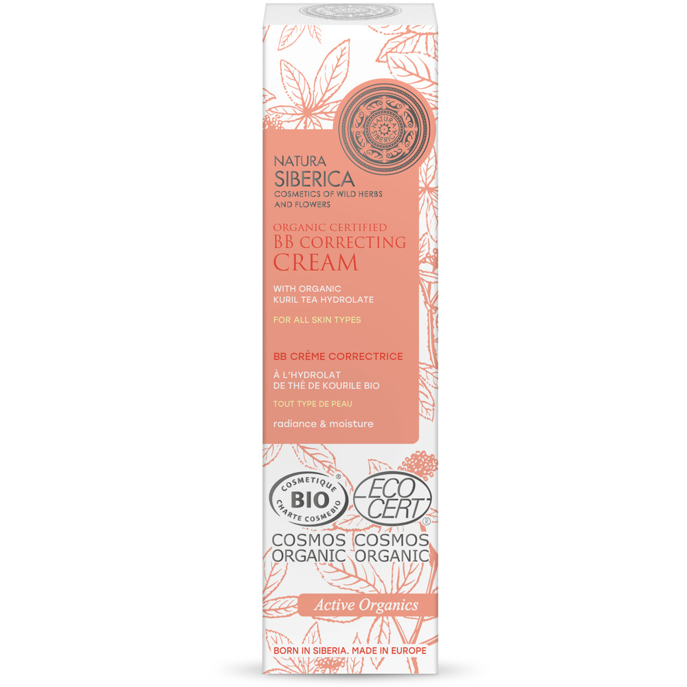 Natura Sibérica BB Crème Correctrice Tout Type de Peau Base Teint