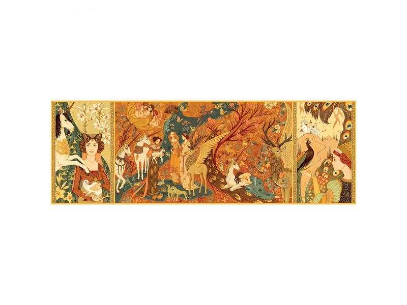 Puzzle Gallery Unicorn Garden 500 pièces