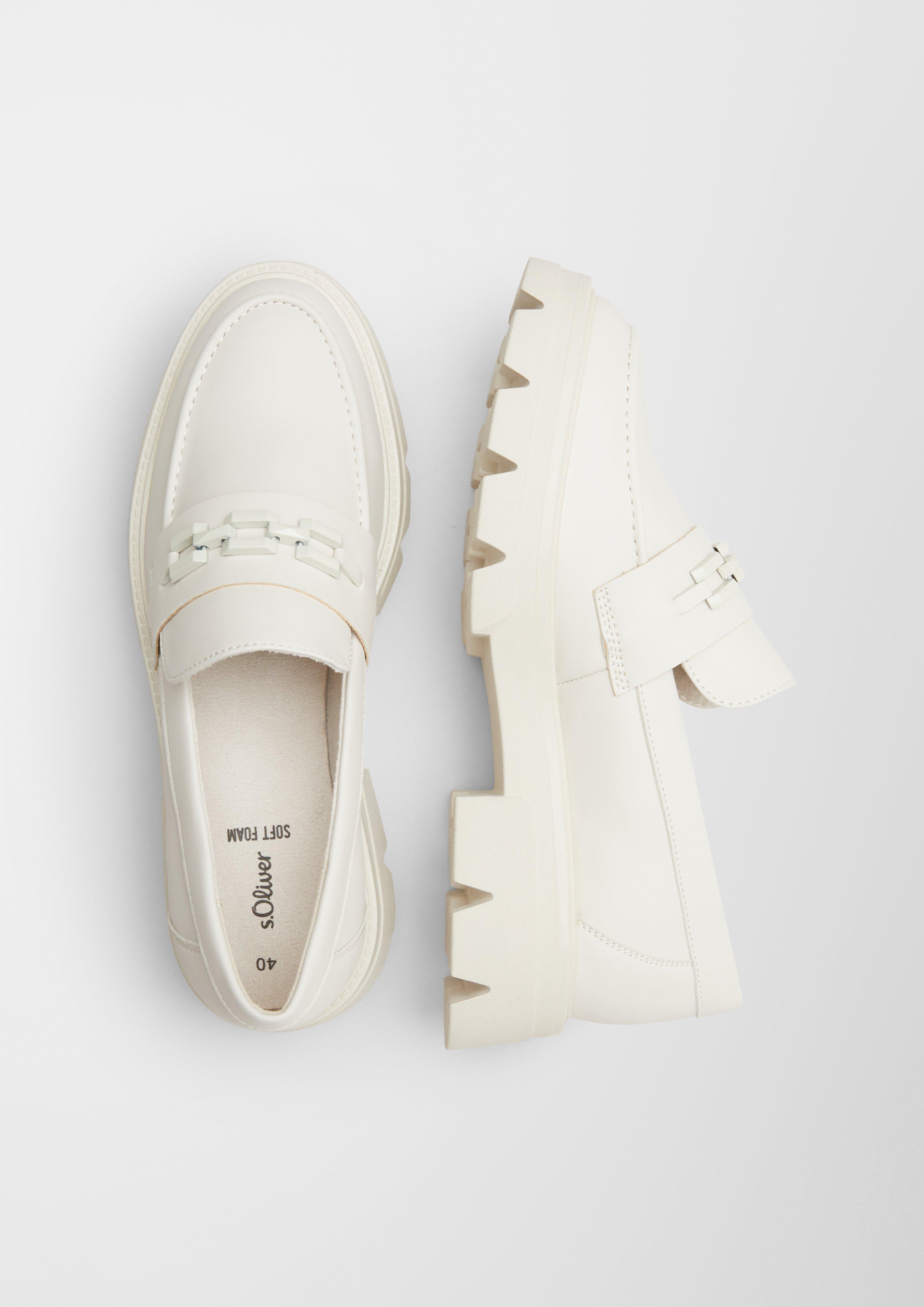 Chunky Slipper mit Schmuck-Detail  6007335-462