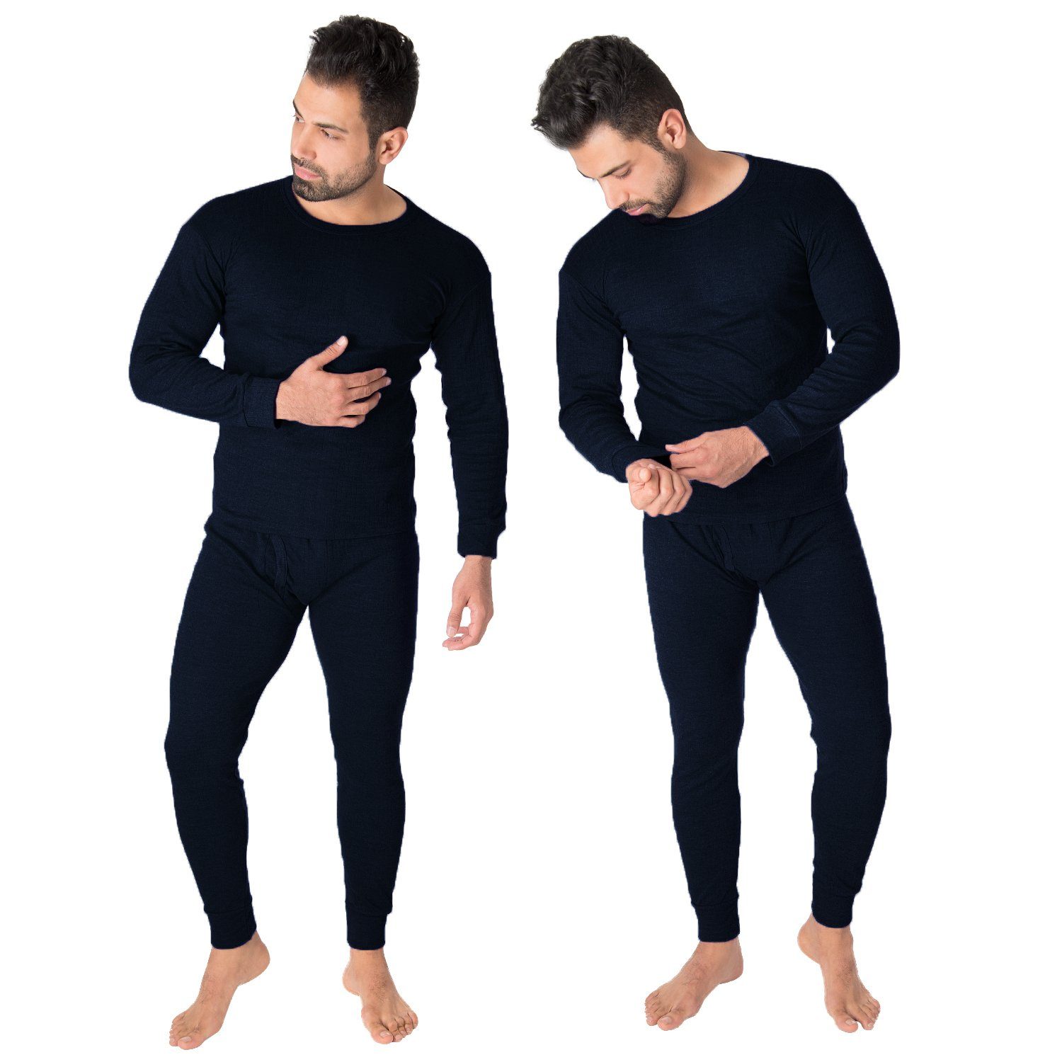 Black Snake Thermounterhemd cushy (Set, 2-St) Thermounterwäsche Set 2x Unterhemd + Unterhose