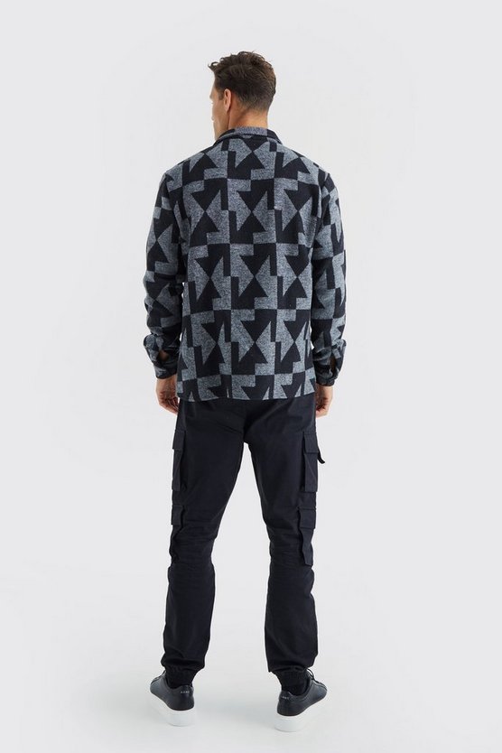 Tall Slim-Fit Jogginghose mit Cargo-Taschen und elastischem Bund