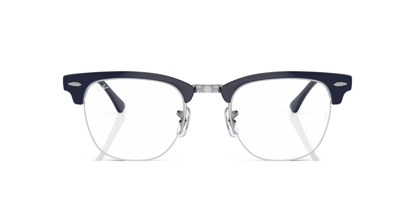 CLUBMASTER METAL OPTICS - Albastru lustruit pe argintiu