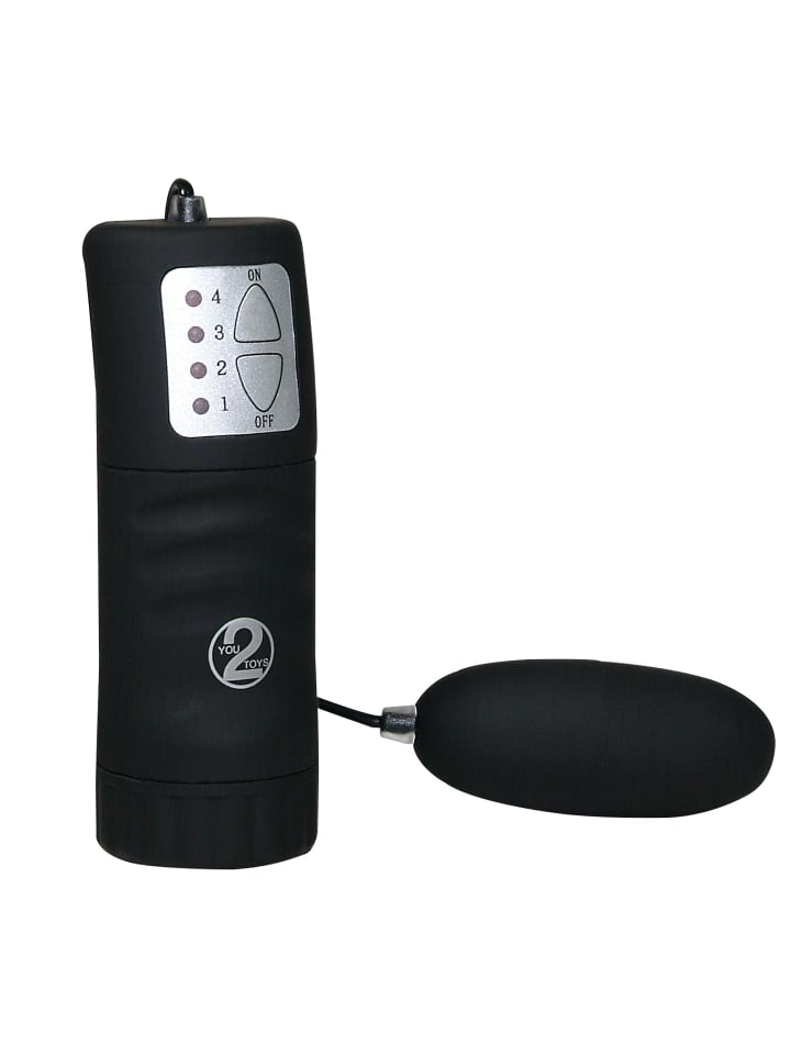 You2Toys Vibro-Ei Velvet Black Bullet in schwarz günstig kaufen 6 cm