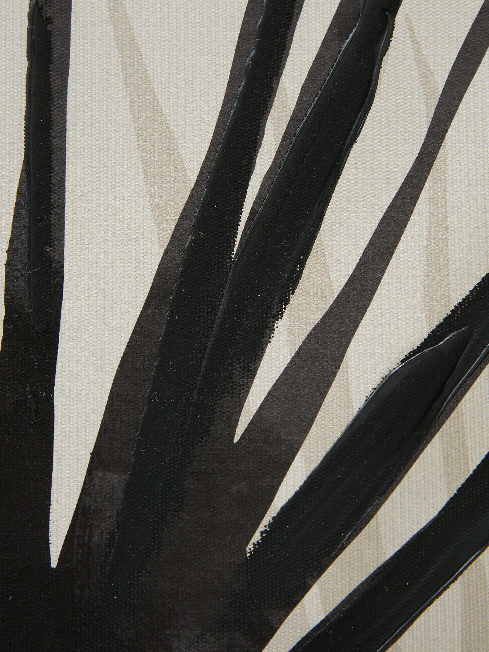 Koluno Leinwand-Druck-handbemalt, D'grau/weiss