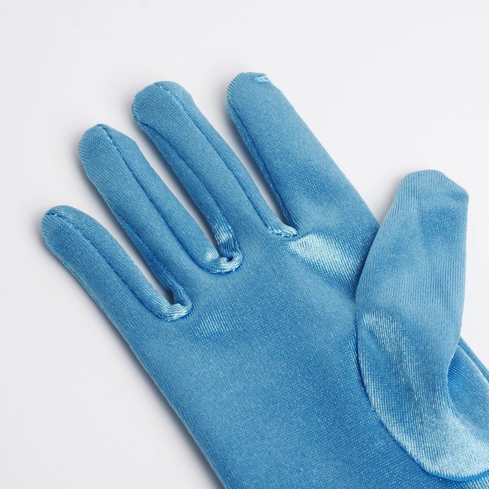 Katara Prinzessin-Kostüm Eiskönigin Elsa Handschuhe oder Diadem Bundle, Elsa, Cinderella, Dornröschen, Prinzessin, Fasching Kostüm Karneval