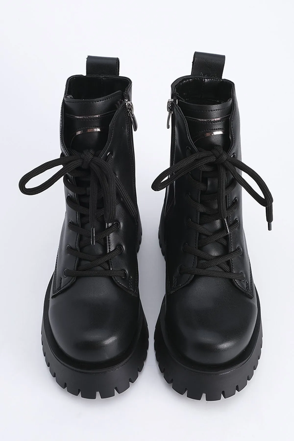 Marjin  Stiefelette - Schwarz - Blockabsatz