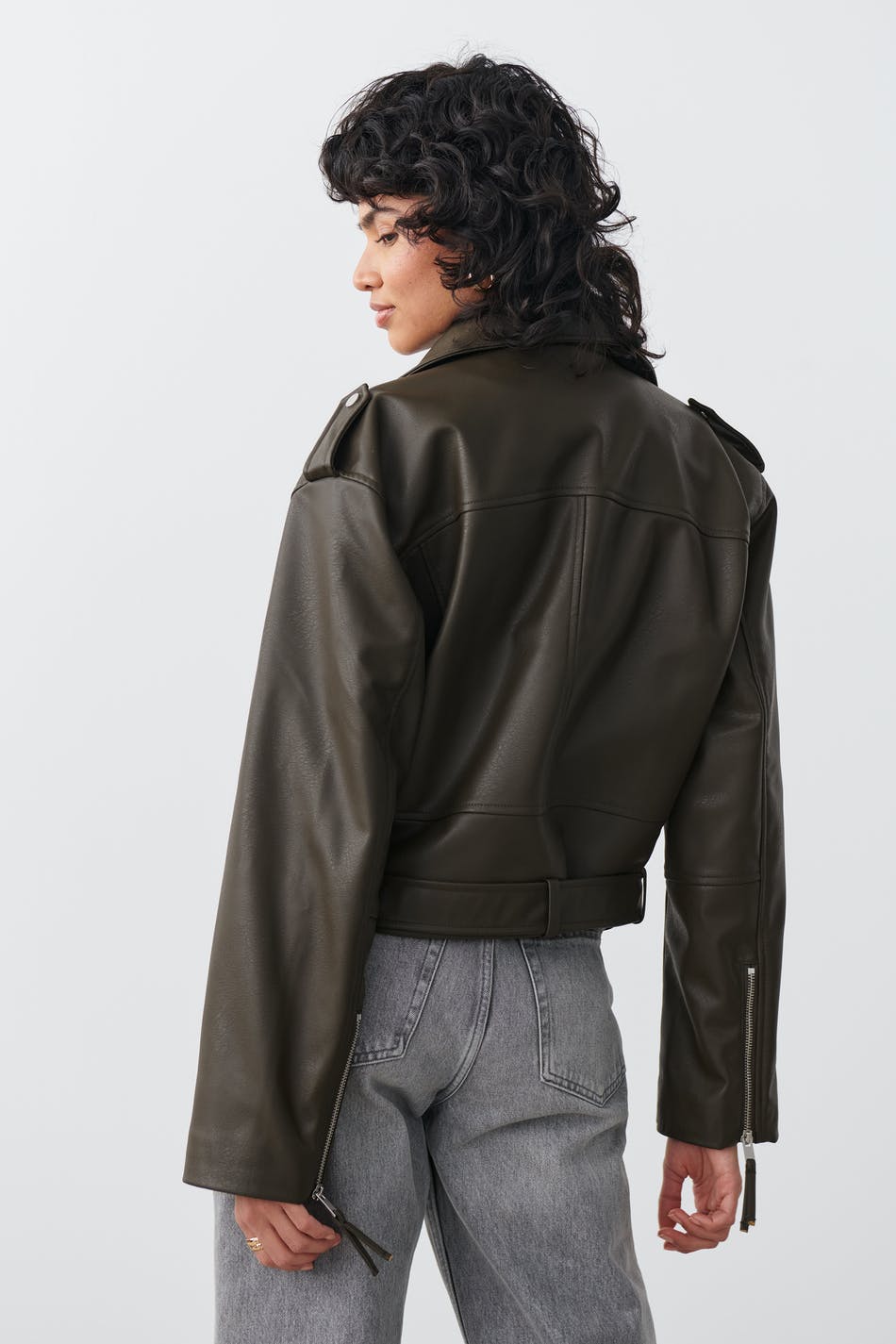 Basic biker jacket