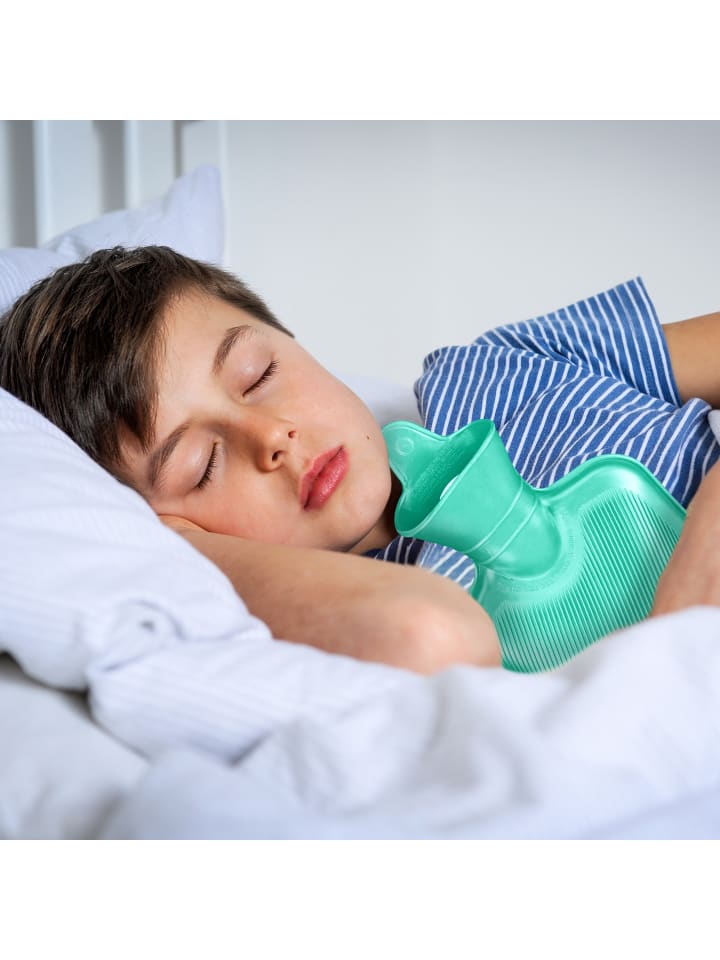 relaxdays Wärmflasche in Türkis - 1 Liter günstig kaufen onesize