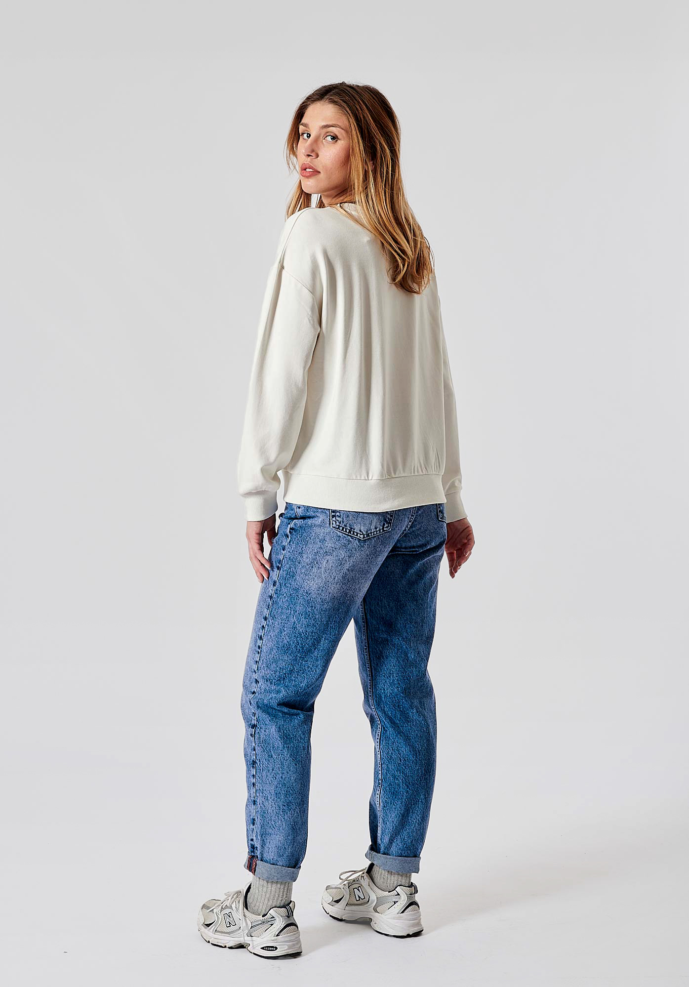 LISET  Sweat blanc femme