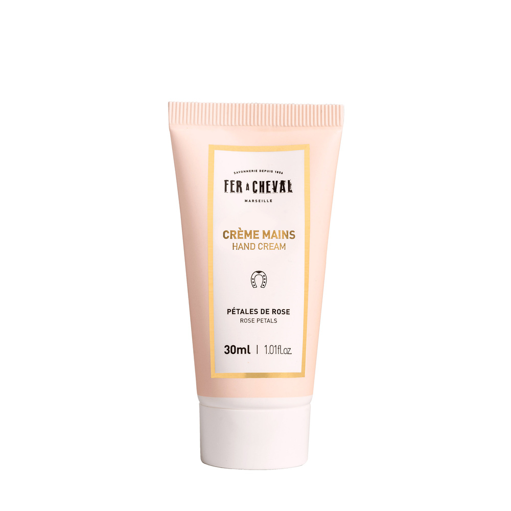 fer à cheval CREME MAINS PARFUMEE - PETALES DE ROSE Crème
