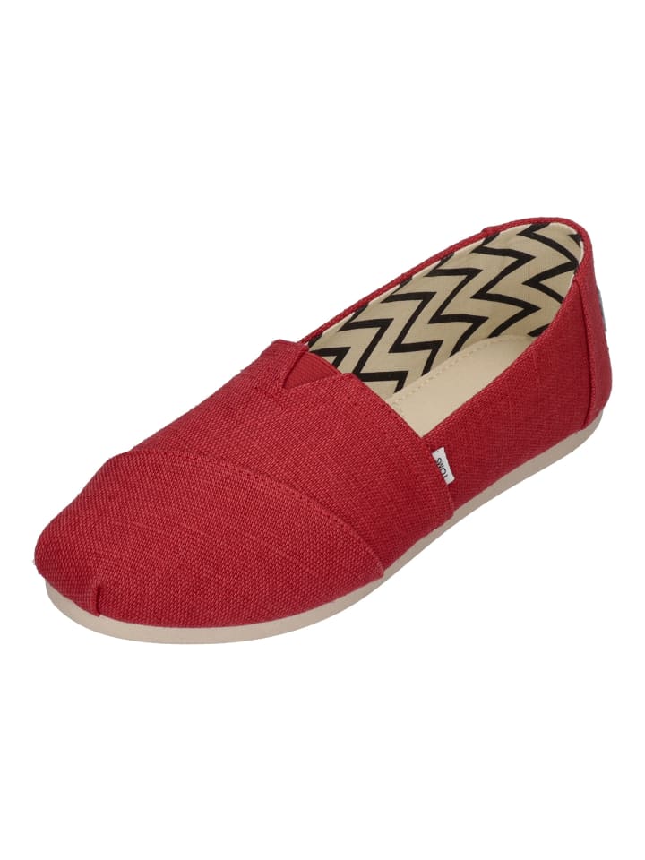 TOMS Espadrilles ALPARGATA in rot günstig kaufen