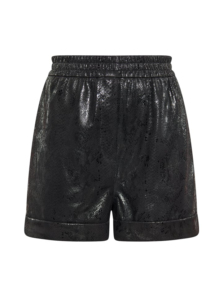 faina Shorts in Schlange Schwarz günstig kaufen