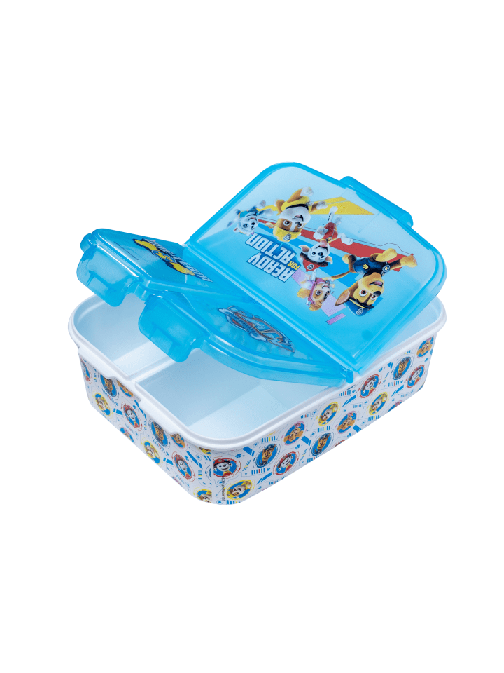 Paw Patrol Kinder Premium Brotdose Lunchbox mit 3 Fächern One Team in Weiß günstig kaufen onesize