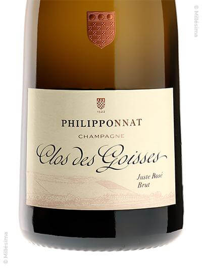 Philipponnat : Clos des Goisses Juste Rosé 2012
