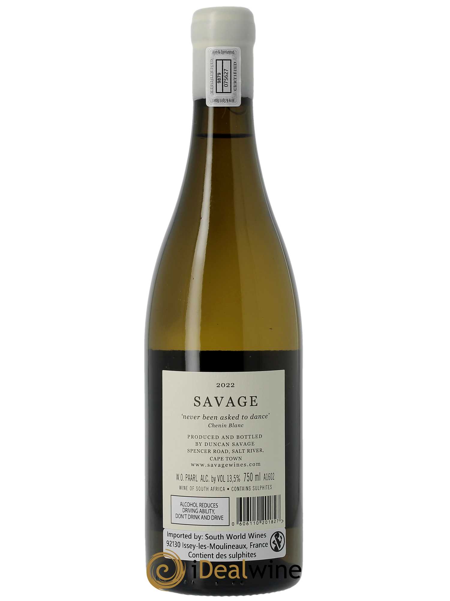Western Cape Savage Never Been Asked to Dance  2022 - Lot de 1 Bouteille