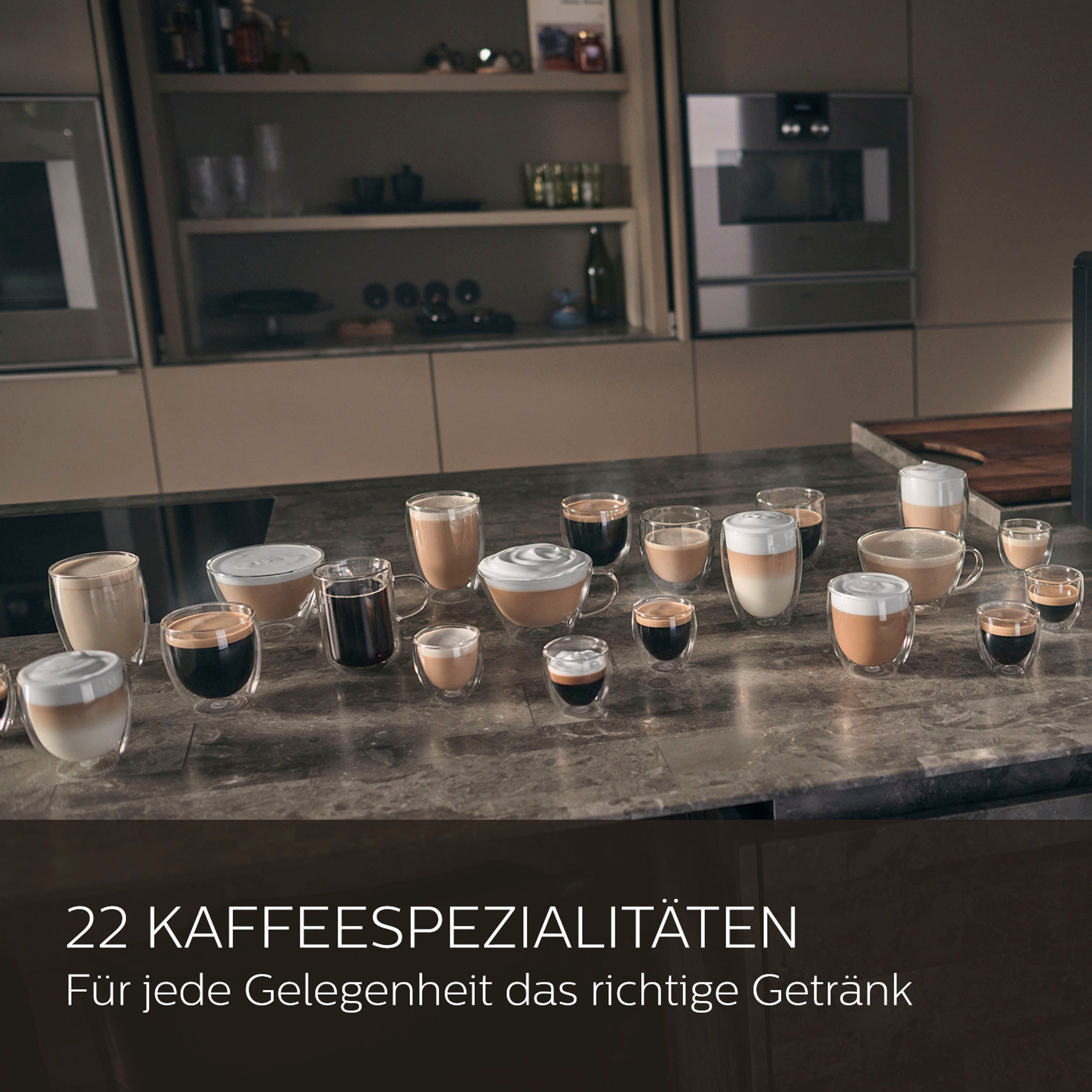 Saeco Kaffeevollautomat Xelsis Deluxe SM8785/00, für 22 Kaffeespezialitäten, mit 8 Benutzerprofilen und 5