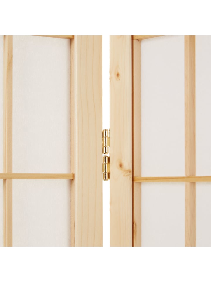 Homestyle4u 4-tlg. Paravent in Braun 176x175 günstig kaufen onesize