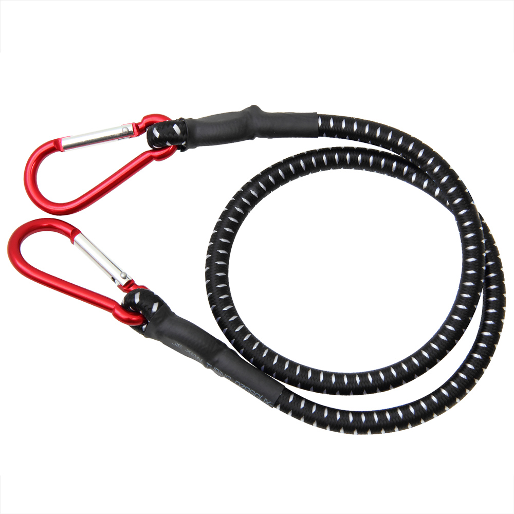 Casaria Deuba® Spanngummi Expander 2 tlg 100 x 1cm schwarz / weiß / rot