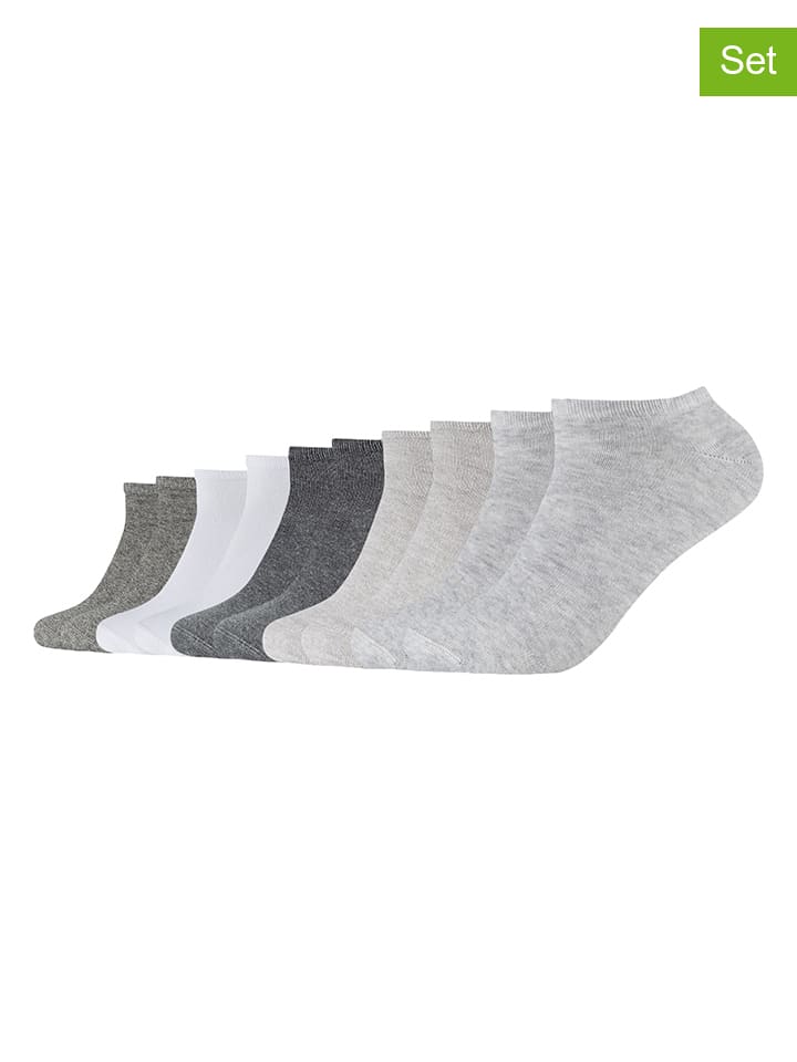 s.Oliver 10er-Set: Socken in Grau/ Weiß günstig kaufen