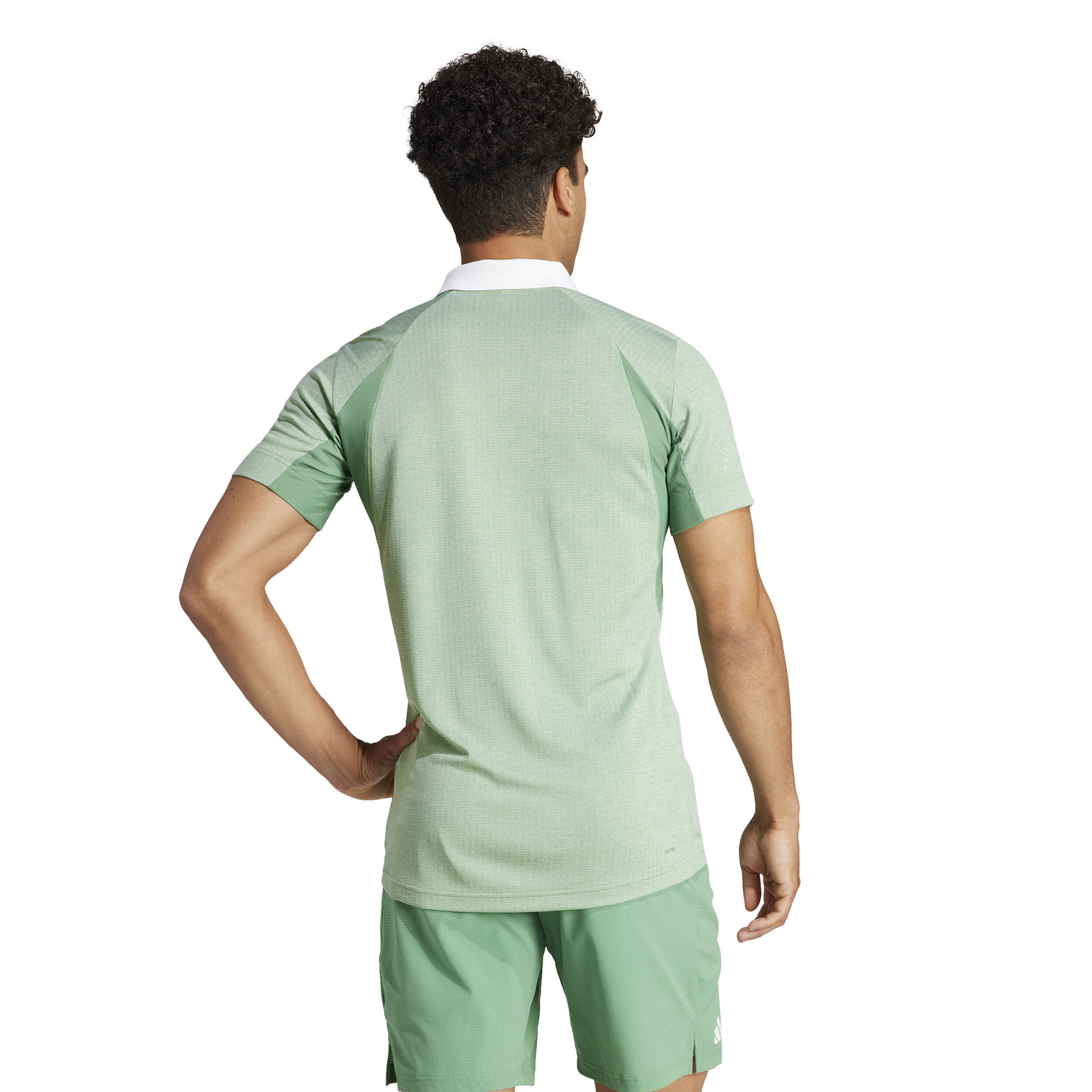 Freelift Polo Herren - Hellgrün, Weiß