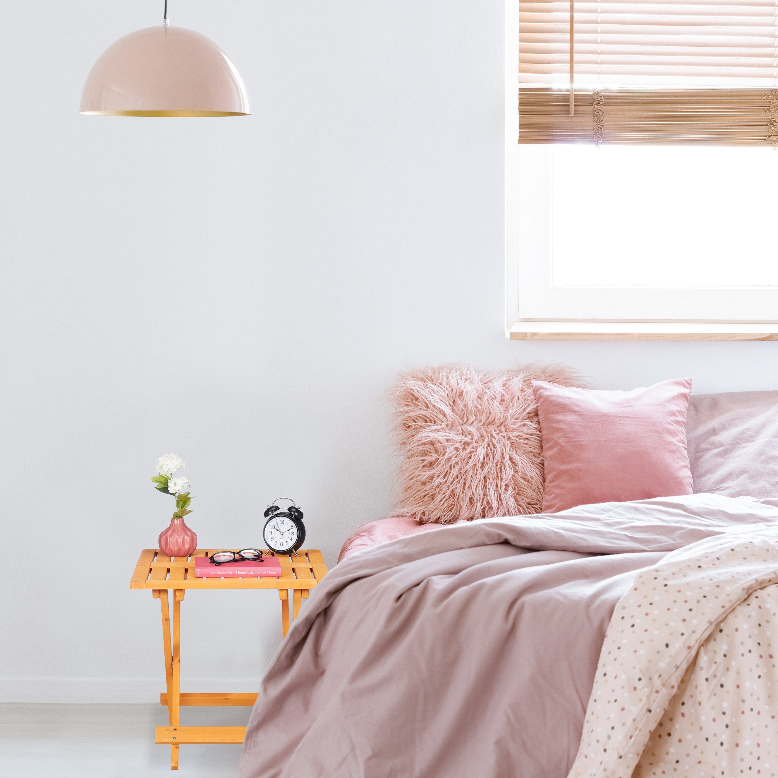 relaxdays Klapptisch Kleiner Klapptisch aus Holz