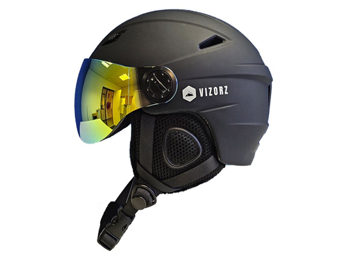 Vizorz 54 - 58 cm Schwarze Skihelm Mit Visier