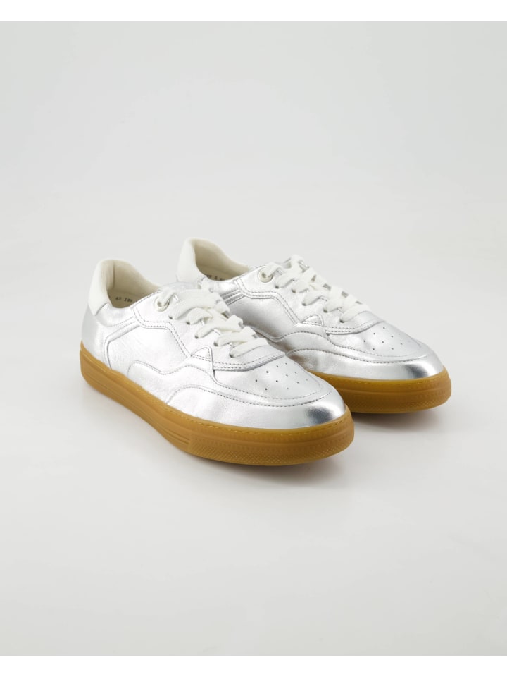 Paul Green Sportliche Schnürschuhe in Silber günstig kaufen