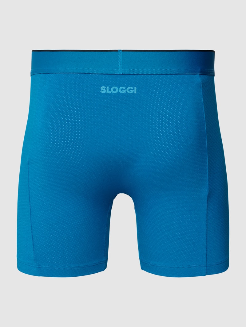 Trunks mit Strukturmuster in blau