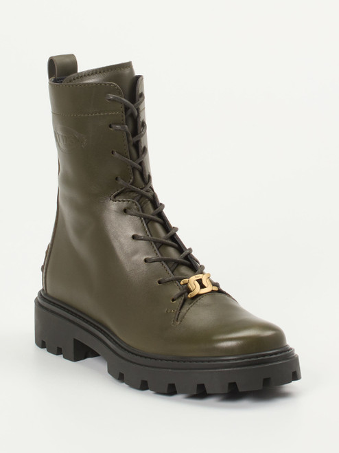 Schnürstiefelette-17236590011 Tod's