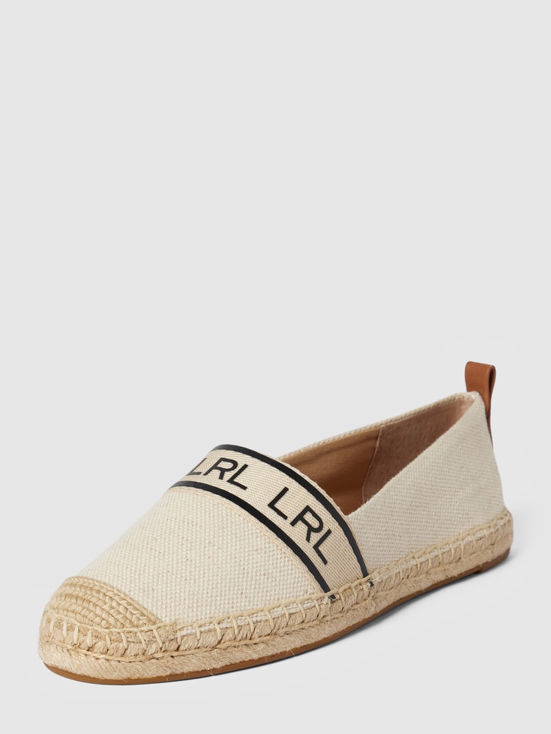 Espadrilles mit Label-Details Modell 'CAYLEE' in beige