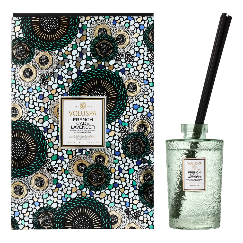 voluspa French Cade  500mL REED DIFFUSER Set COFFRET DIFFUSEUR