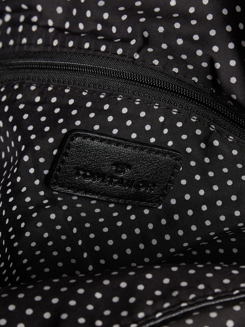 Shopper in Leder-Optik in schwarz