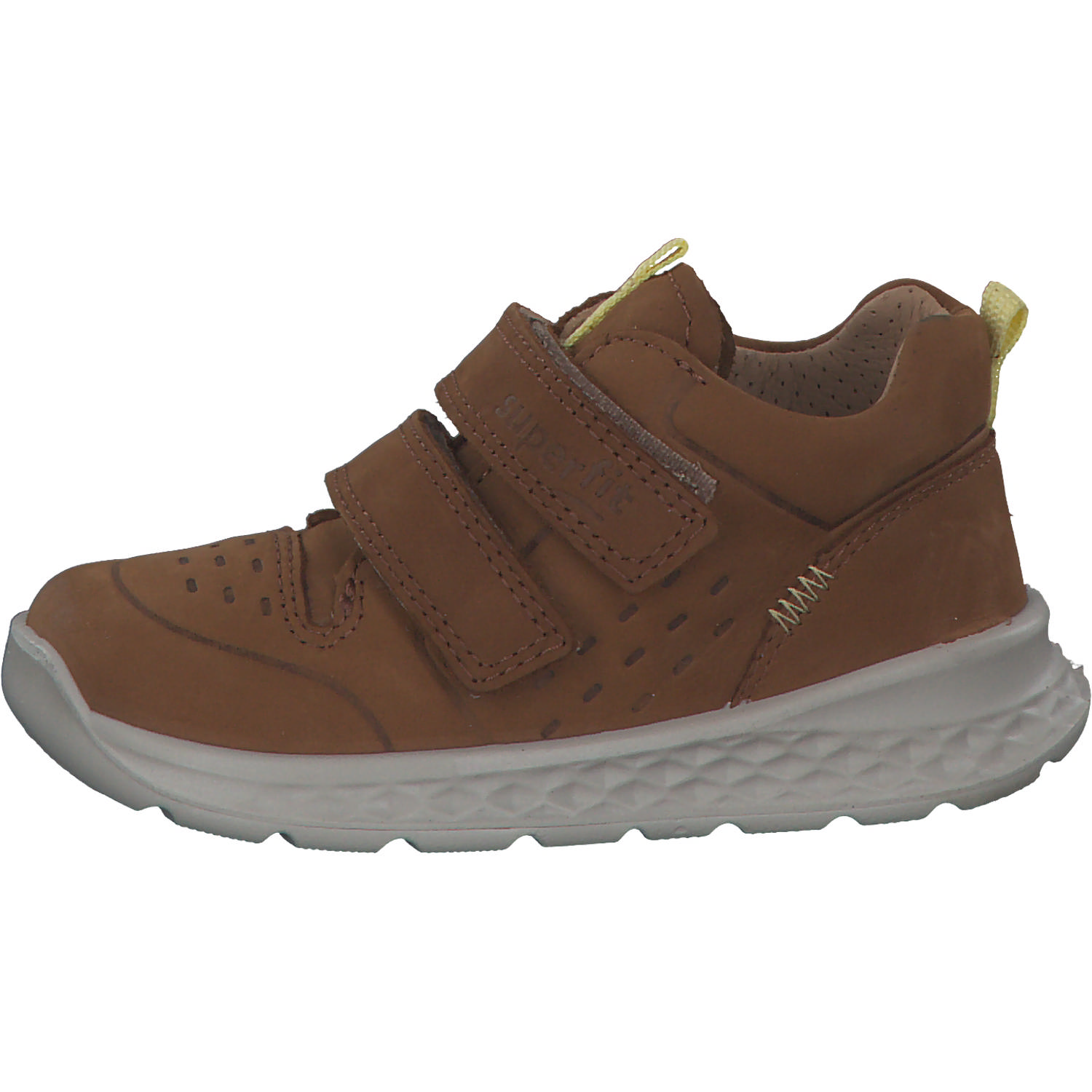 Superfit BREEZE 00363 M, Lauflernschuhe, Kinder, BRAUN/GELB