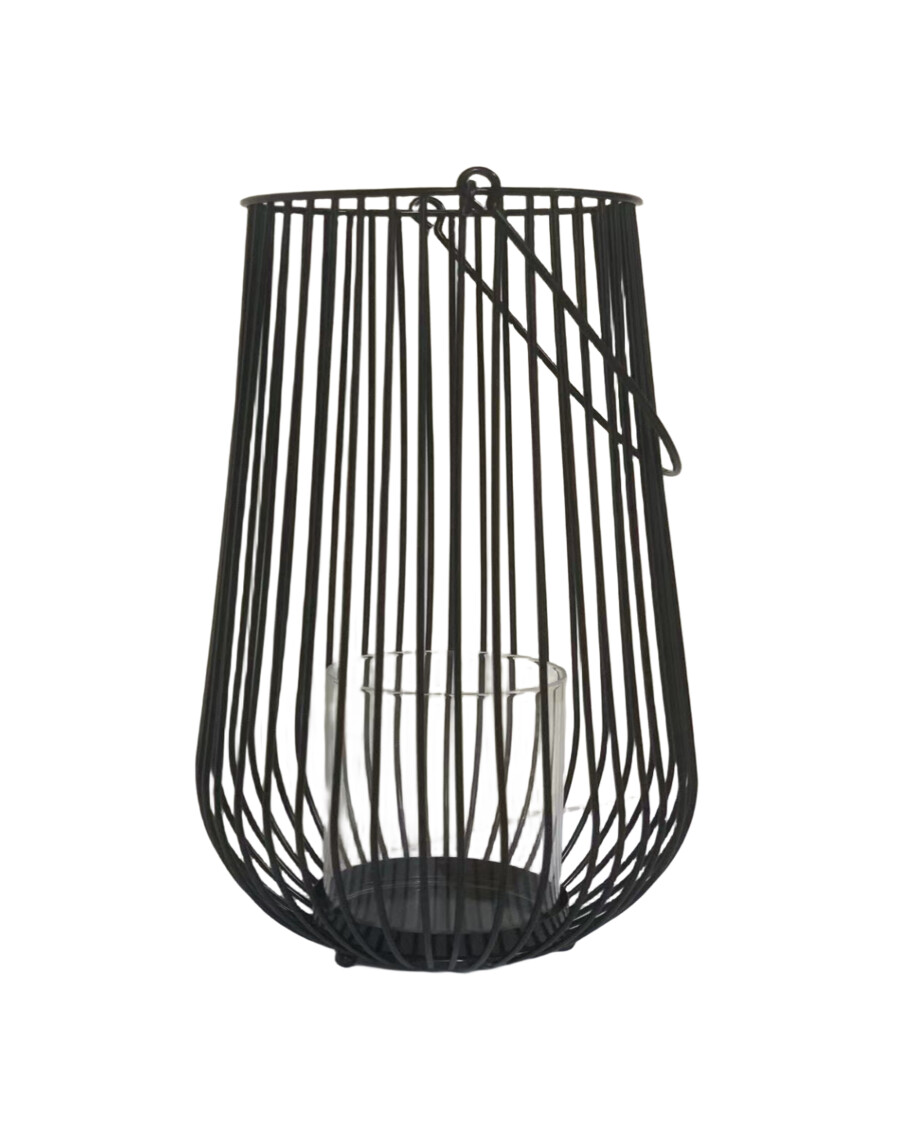 Windlicht aus Metall