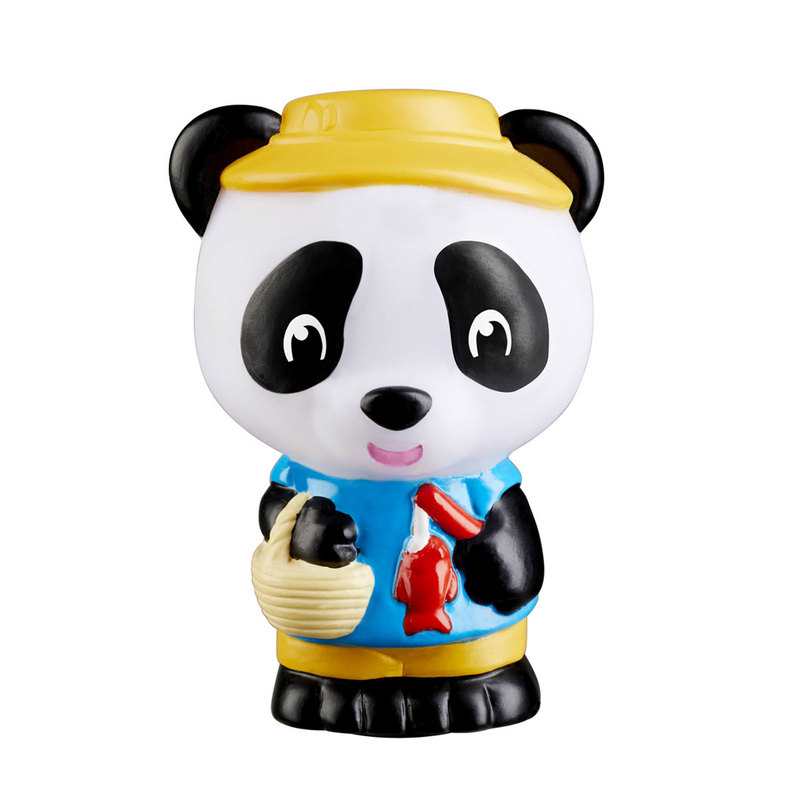 Lot de 4 figurines pandas Klorofil