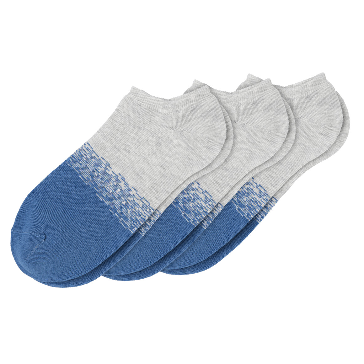 3 Paar Herren Sneaker-Socken mit Farbverlauf