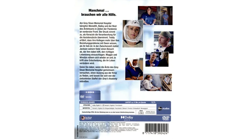 Grey's Anatomy - Staffel 17  [5 DVDs]