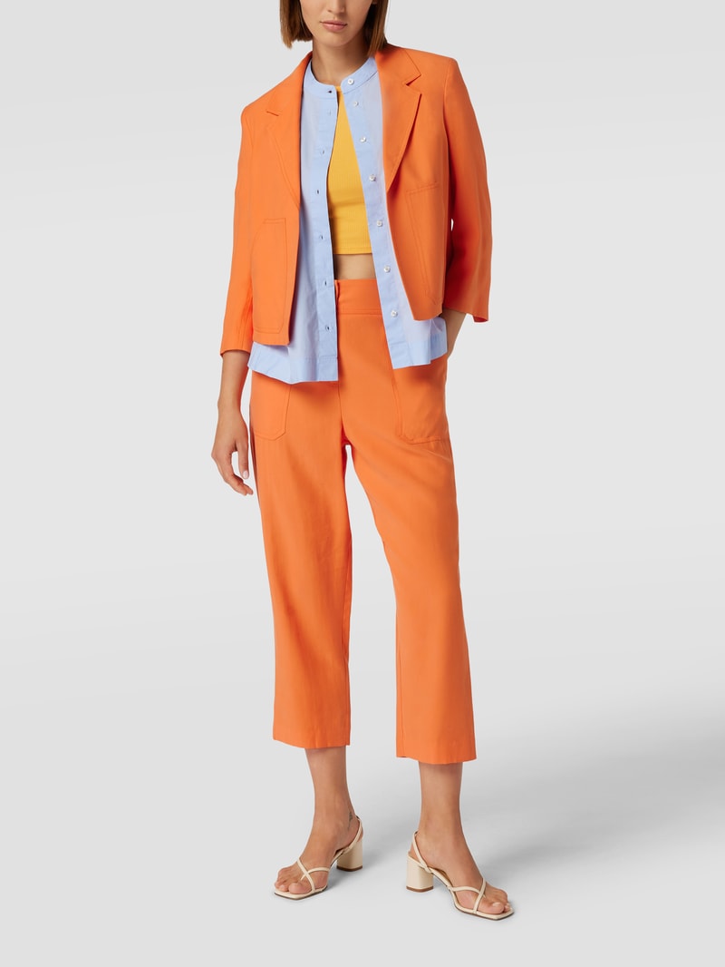 Blazer mit Reverskragen Modell 'juni' in dunkel orange