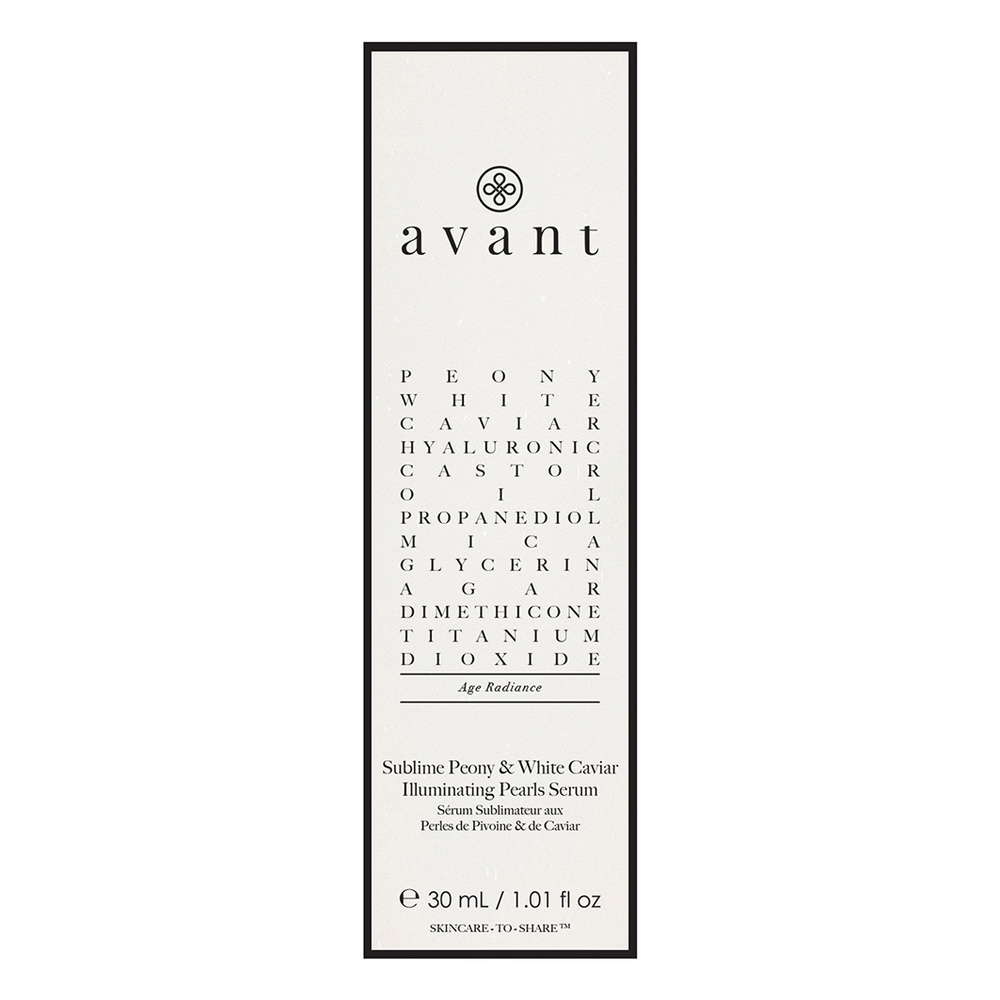 Avant Skincare Sérum Sublimateur aux Perles de Pivoine& de Caviar Sérum