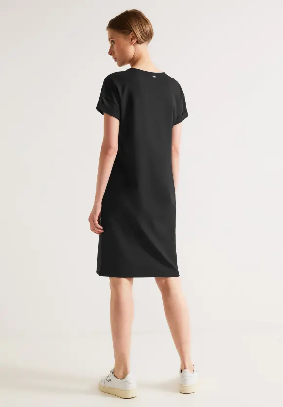 Street One Jersey Kleid in Unifarbe
