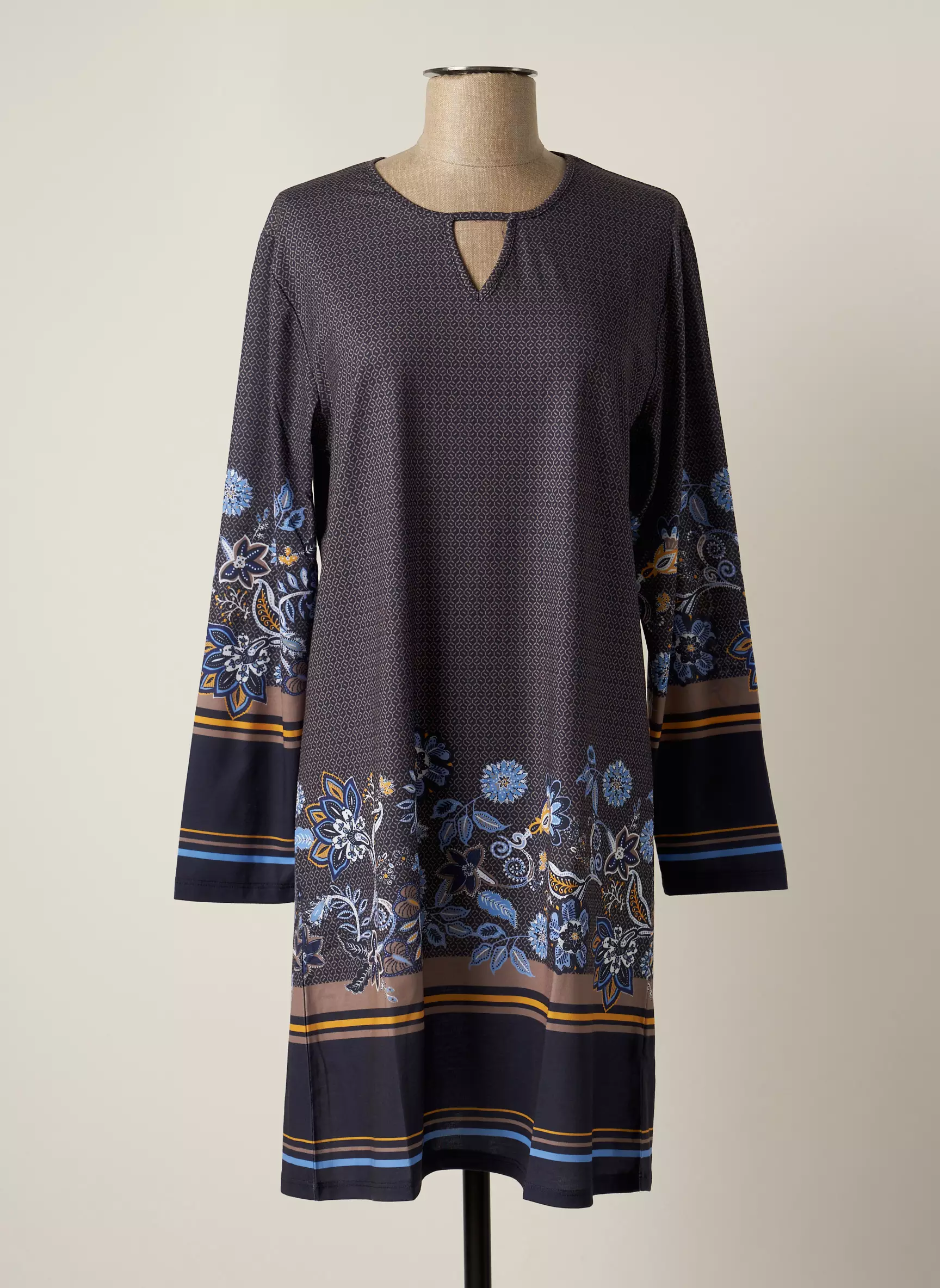 Hajo Robes Mi Longues Femme couleur noir
