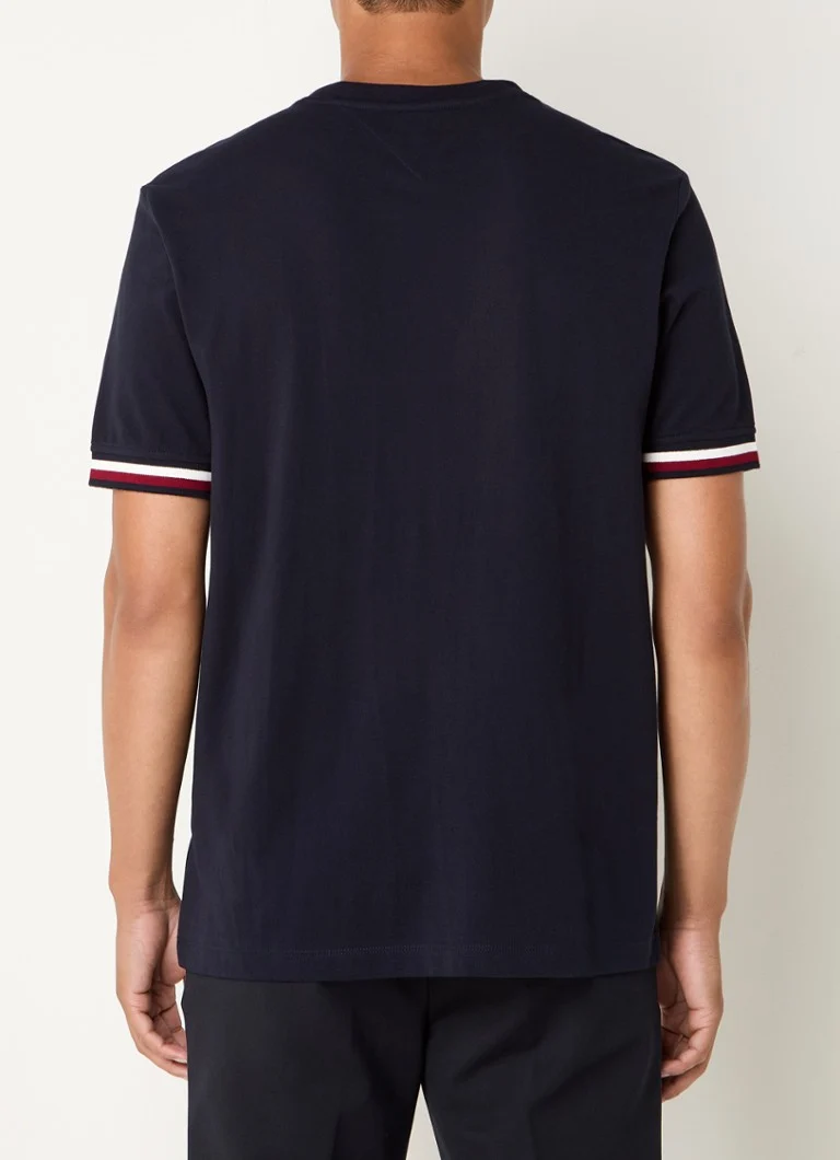 Tricou Tommy Hilfiger din bumbac piqué cu logo