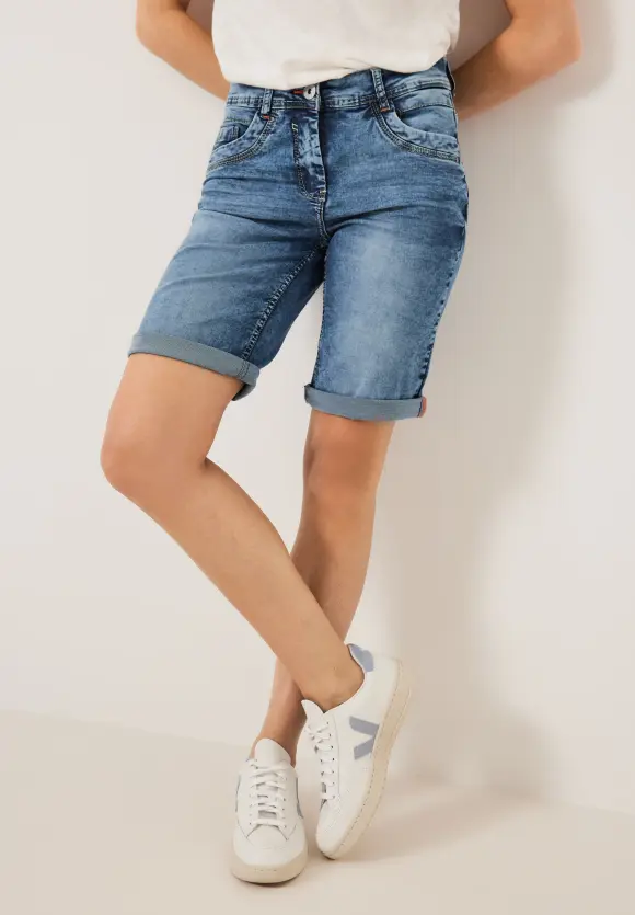 CECIL Slim Fit Jeansshorts